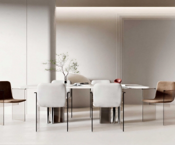 Modern Dining Table And Chairs-ID:587538005