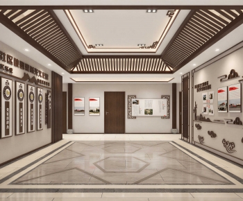 New Chinese Style Exhibition Hall-ID:293026927