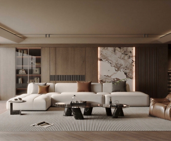 Modern A Living Room-ID:424844981