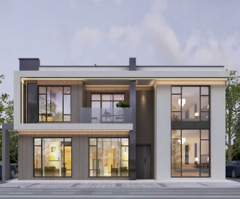 Modern Residential Building-ID:542088994