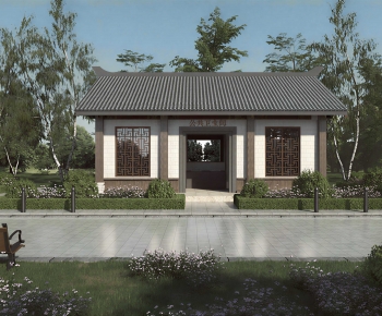 New Chinese Style Public Building-ID:351522921