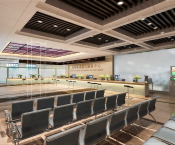 Modern Office Reception Desk-ID:299655911
