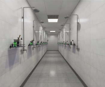 Modern Public Toilet-ID:619380549