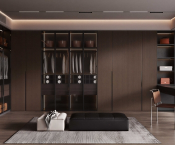 Modern Clothes Storage Area-ID:260889531