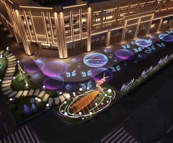 Modern Appearance Of Commercial Building-ID:414684062