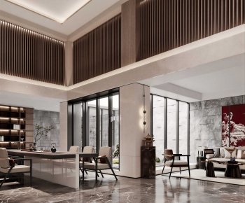 New Chinese Style A Living Room-ID:111763004