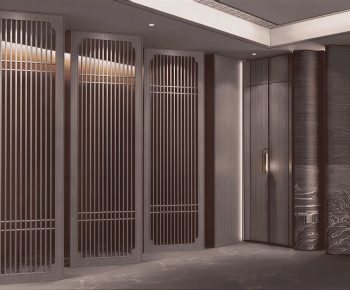 New Chinese Style Wooden Screen Partition-ID:360349899