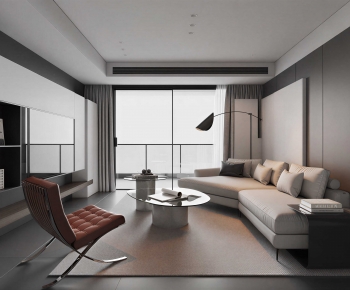 Modern A Living Room-ID:499315985