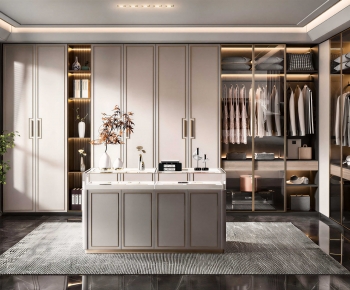 Modern Clothes Storage Area-ID:916733035