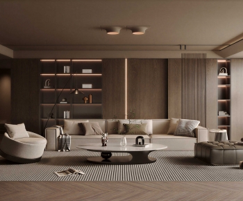 Modern A Living Room-ID:755371098