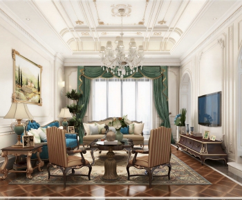 European Style A Living Room-ID:989381077