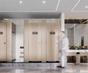 Modern Public Toilet-ID:977669008