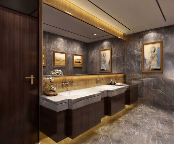 Modern Public Toilet-ID:613205915