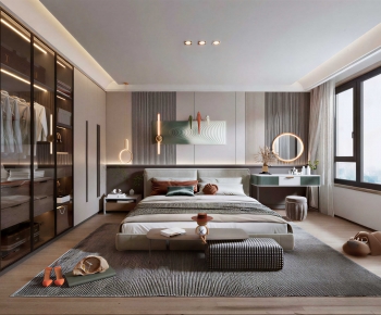 Modern Bedroom-ID:981760985