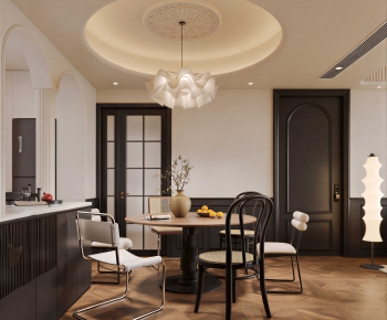 Retro Style Dining Room-ID:417917976