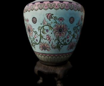 Chinese Style Clay Pot-ID:461340066