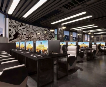 Modern Internet Cafe-ID:480098013