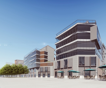 New Chinese Style Appearance Of Commercial Building-ID:790328982