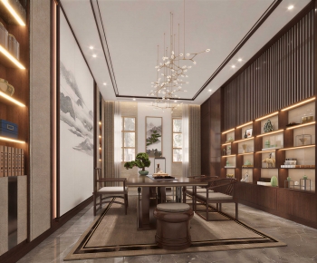 New Chinese Style Tea House-ID:639053112