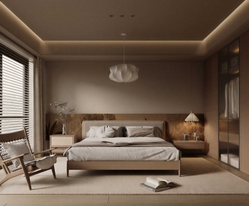 Wabi-sabi Style Bedroom-ID:269207003