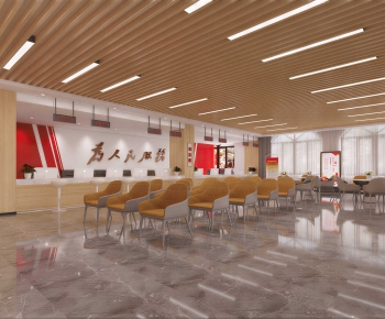 Modern Office Reception Desk-ID:253742935