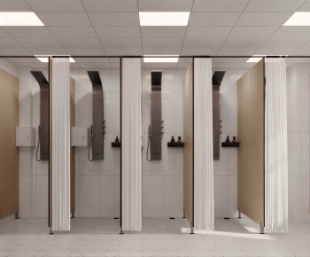 Modern Public Toilet-ID:387882952