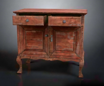 Retro Style Side Cabinet-ID:770924095