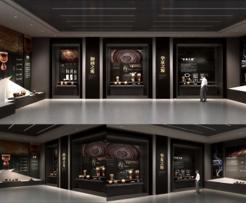 New Chinese Style Exhibition Hall-ID:981174953