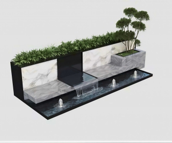 Modern Rockery Waterscape-ID:242482901
