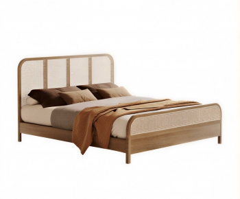 Modern Double Bed-ID:797187094