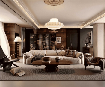 Wabi-sabi Style A Living Room-ID:409059538