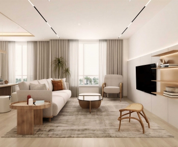 Modern A Living Room-ID:489549667