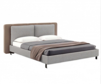 Modern Double Bed-ID:234040984