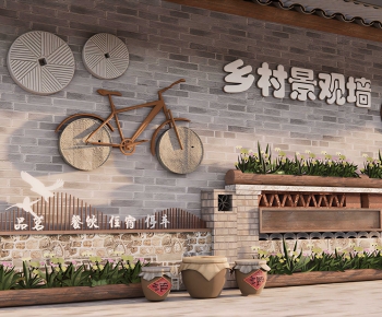 Country Style Landscape Wall-ID:739926102