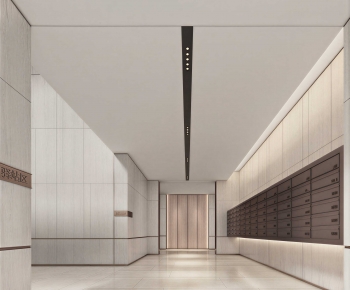 Modern Office Reception Desk-ID:802880053