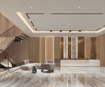 Modern Office Reception Desk-ID:334645996