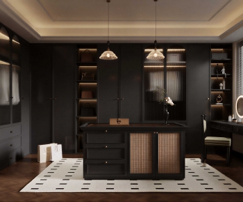 French Style Clothes Storage Area-ID:412194011