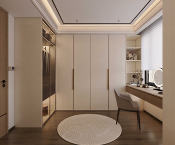 Modern Clothes Storage Area-ID:423829699