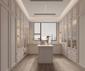 Modern Clothes Storage Area-ID:357887988