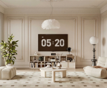 French Style A Living Room-ID:233769897