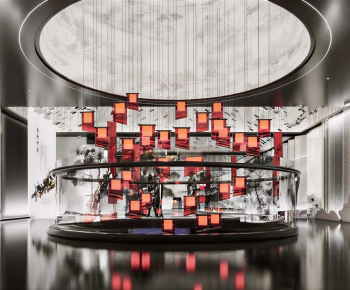 New Chinese Style Exhibition Hall-ID:868829975