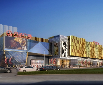 Modern Appearance Of Commercial Building-ID:228924991