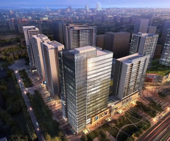 Modern Architectural Bird's-eye View Planning-ID:820854909