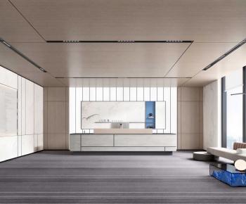 Modern Office Reception Desk-ID:731524944