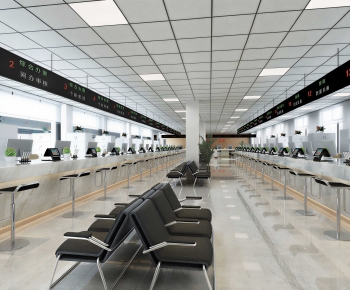 Modern Office Reception Desk-ID:514952908