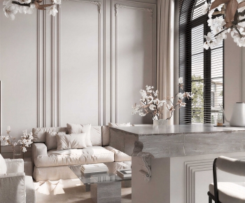 French Style A Living Room-ID:963480957