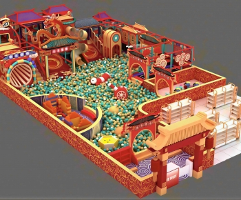Modern Children's Amusement Park-ID:403740887