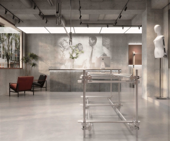 Industrial Style Clothing Store-ID:128601074