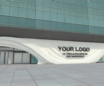 Modern Facade Element-ID:722799375