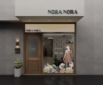 Modern Facade Element-ID:842811118